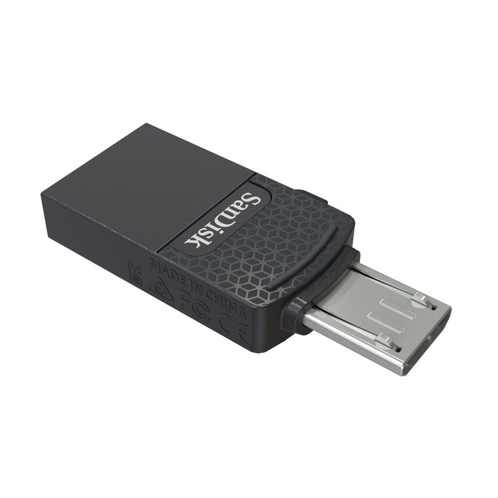 SDDD1 Sandisk OTG Dual 16GB 32GB 64GB 128GB USB 2.0 Micro-USB Black Color 