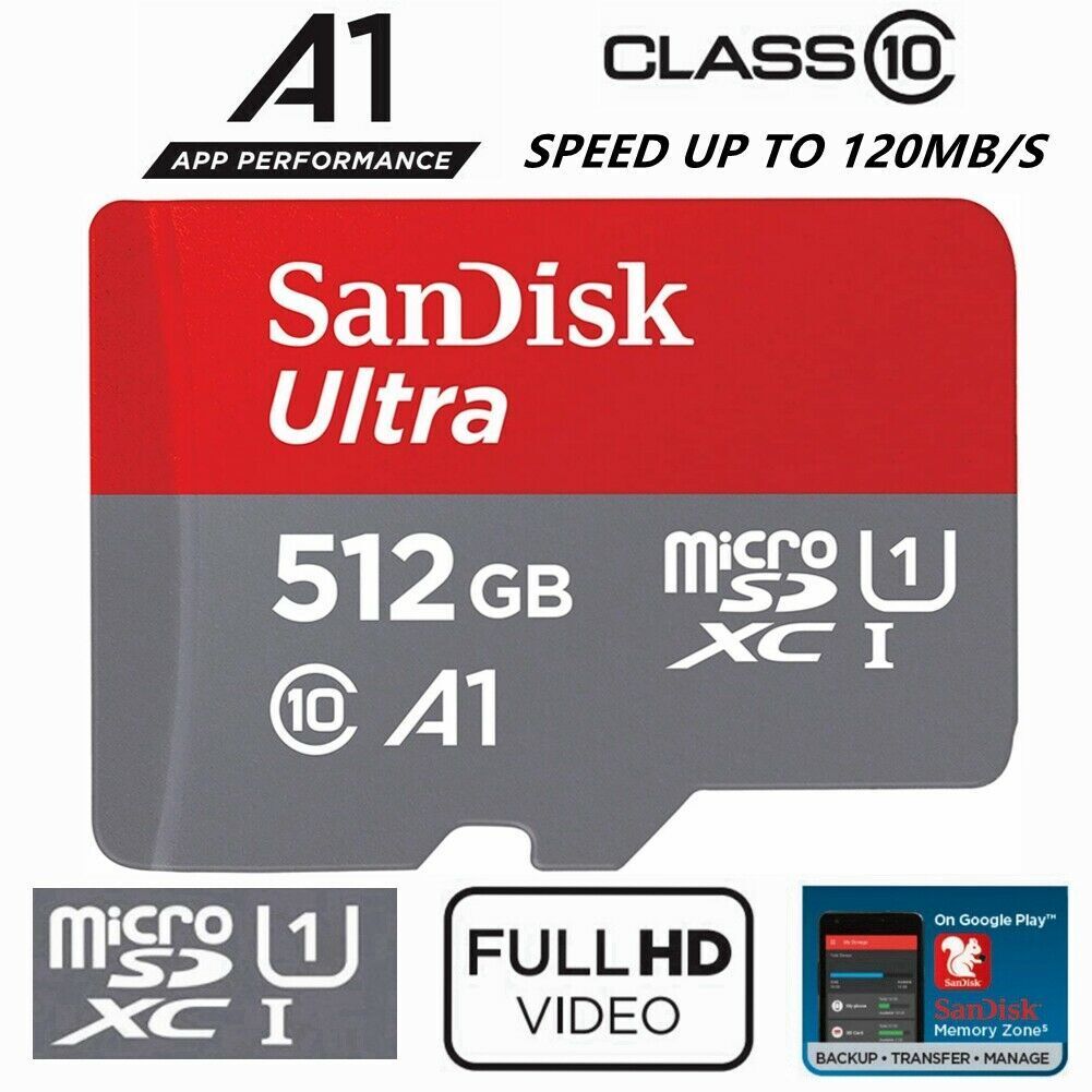 SanDisk Ultra microSDHC UHS-I 512GB - Class 10