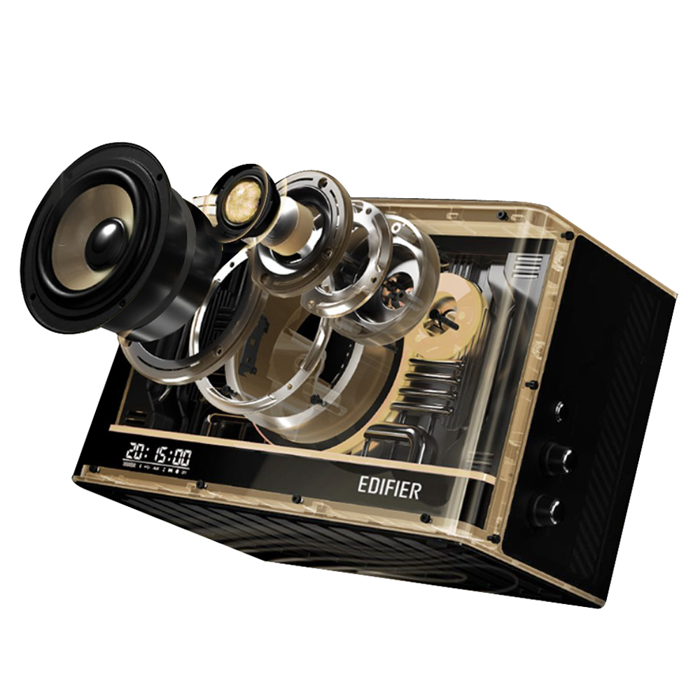 Edifier QD35 Tabletop Bluetooth Speaker with GaN charger Black