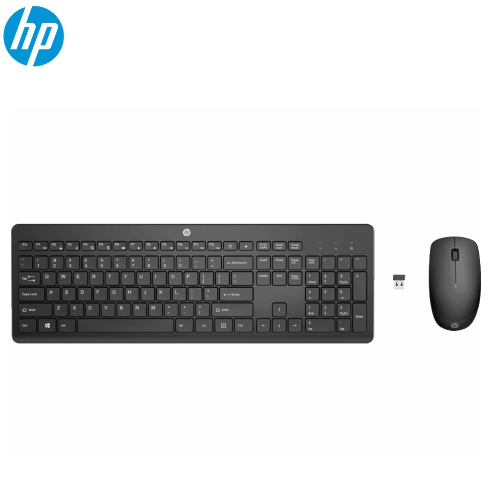 Wireless Mouse and Keyboard Combo HP 235 Comfortable and Long-lasting batteries