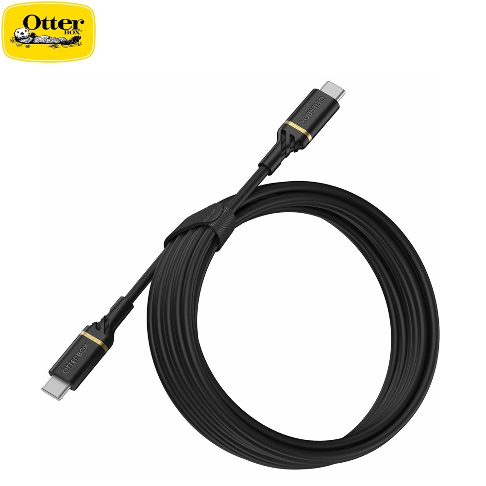 OtterBox Fast Charge&Data Transfer Cable USB-C to USB-C 2M Shimmer 78-52670 Black