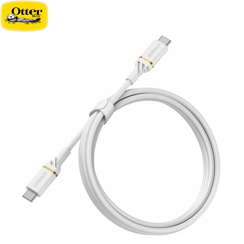 OtterBox Fast Charge&Data Transfer Cable USB-C to USB-C 2M Shimmer 78-52673 White