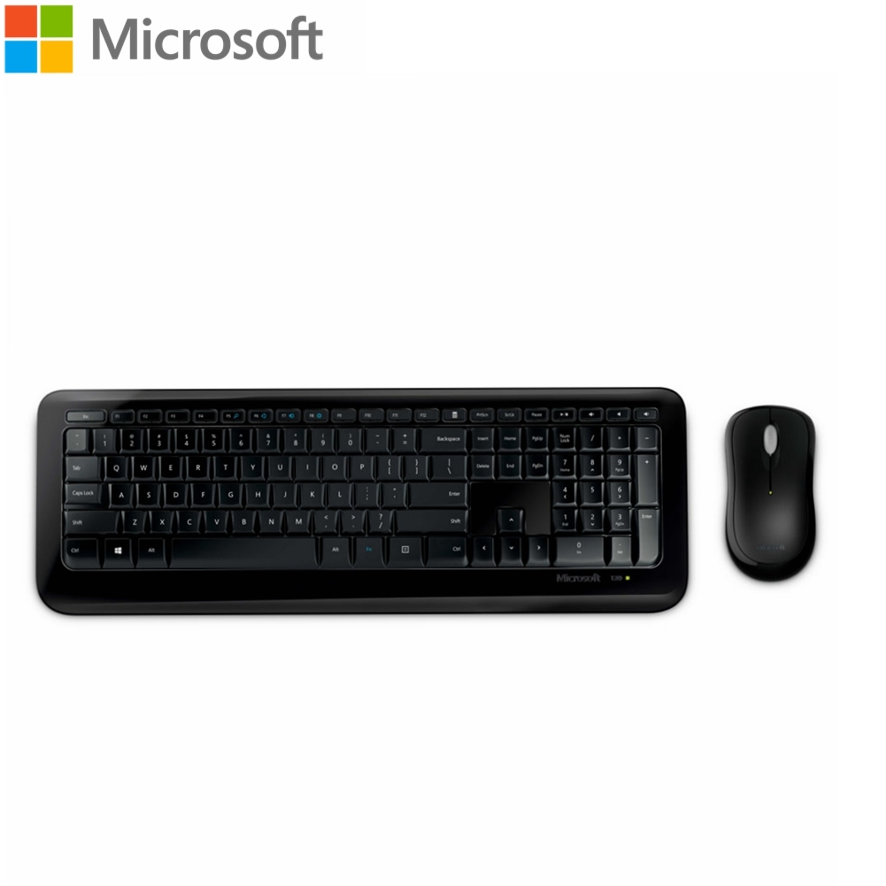 Wireless Keyboard and Mouse Combo Microsoft 850 Desktop PC USB 850 PY9-00018