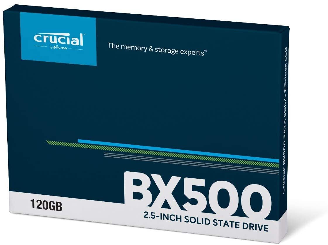 Crucial SSD 120GB BX500 Internal Solid State Drive Laptop 2.5" SATA III 540MB/s