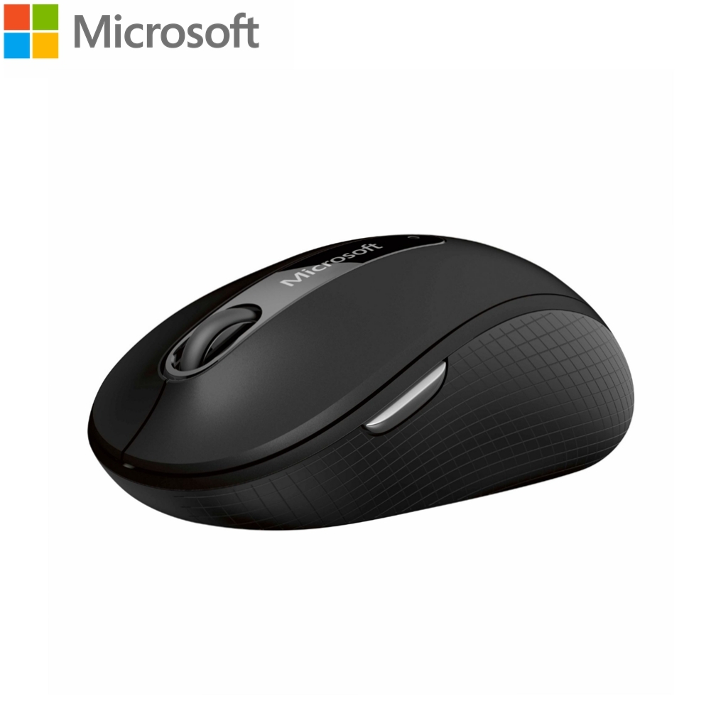 Wireless Mouse Microsoft 4000 BlueTrack Mobile Portable USB PC BLACK D5D-00007