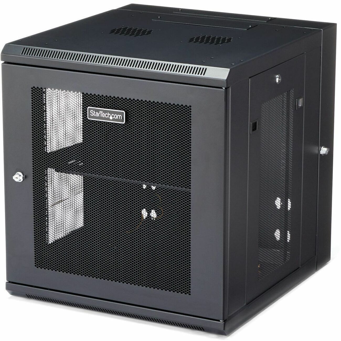 Wall Mount Server Rack Cabinet - Hinged Enclosure - 24 in. Deep - 12U ...
