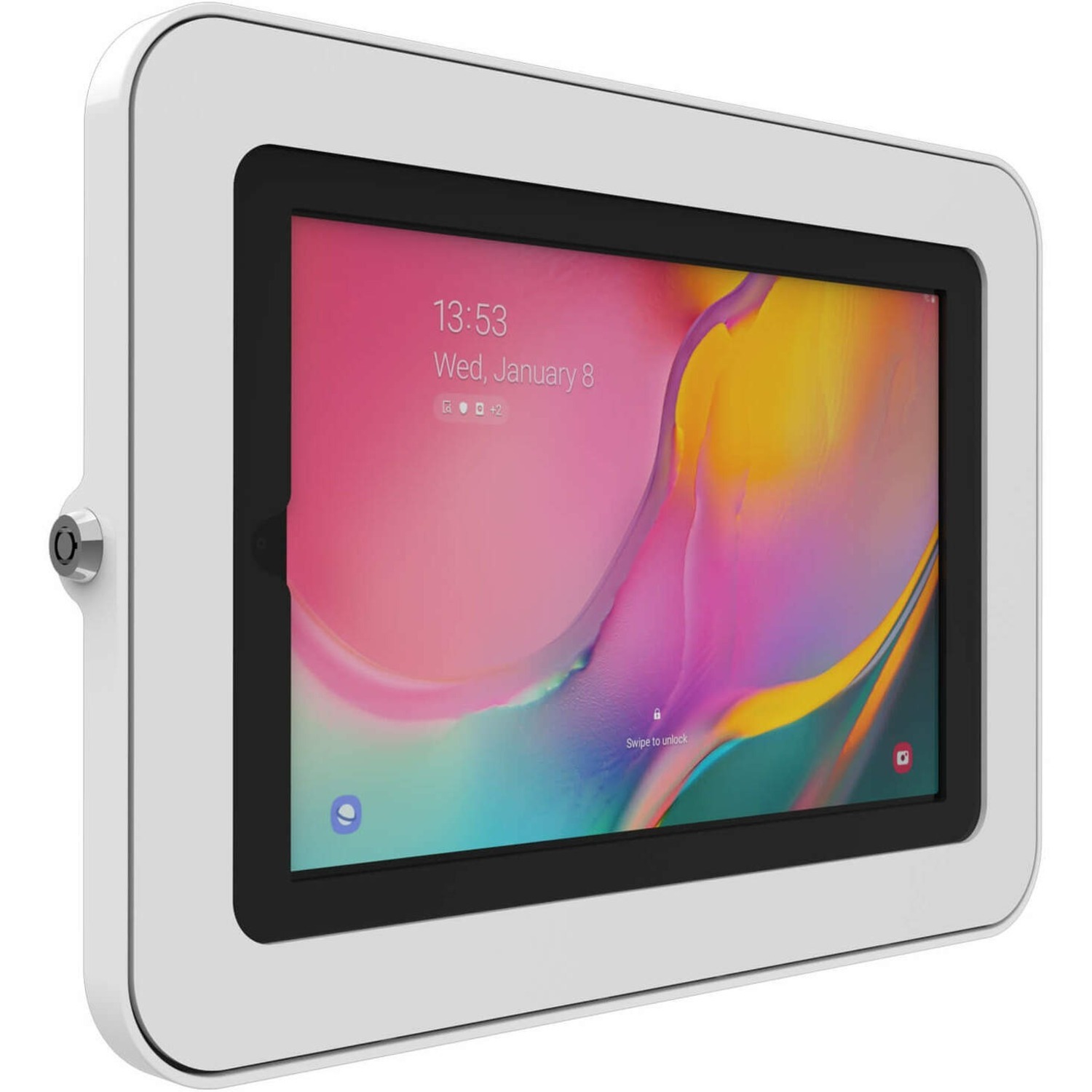 The Joy Factory Mounting Enclosure for Tablet White 25.7 cm (10.1") Screen Support 50 x 50, 75
