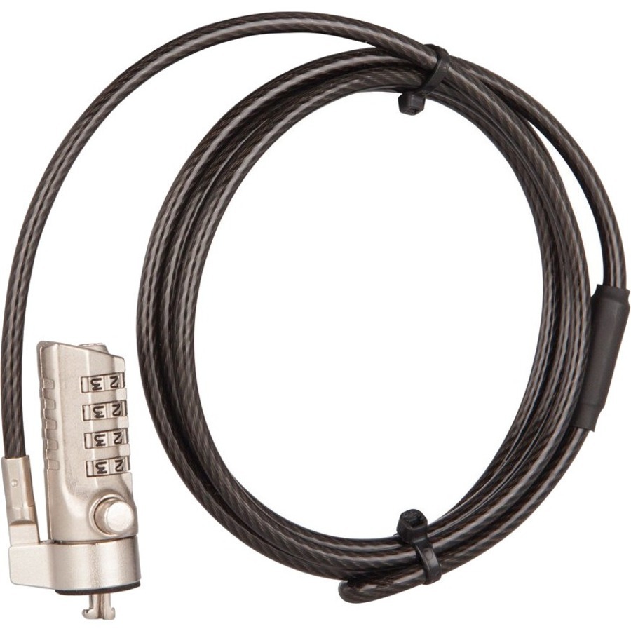 The Joy Factory Cable Lock For Notebook, Tablet - 1.83 m - 4-digit ...