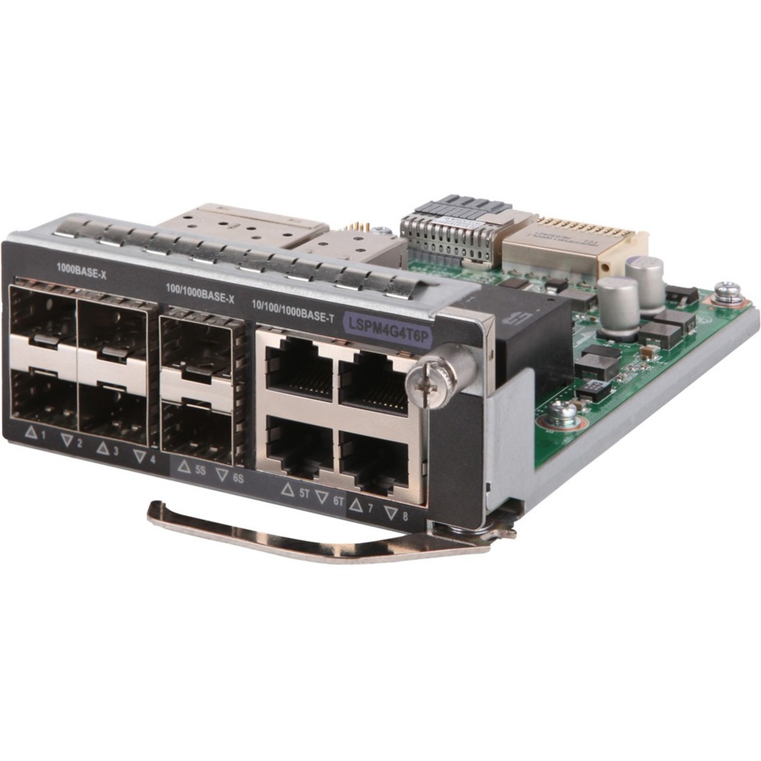 HPE SFP - 4 x RJ-45 10/100/1000Base-T Network - For Data Networking ...