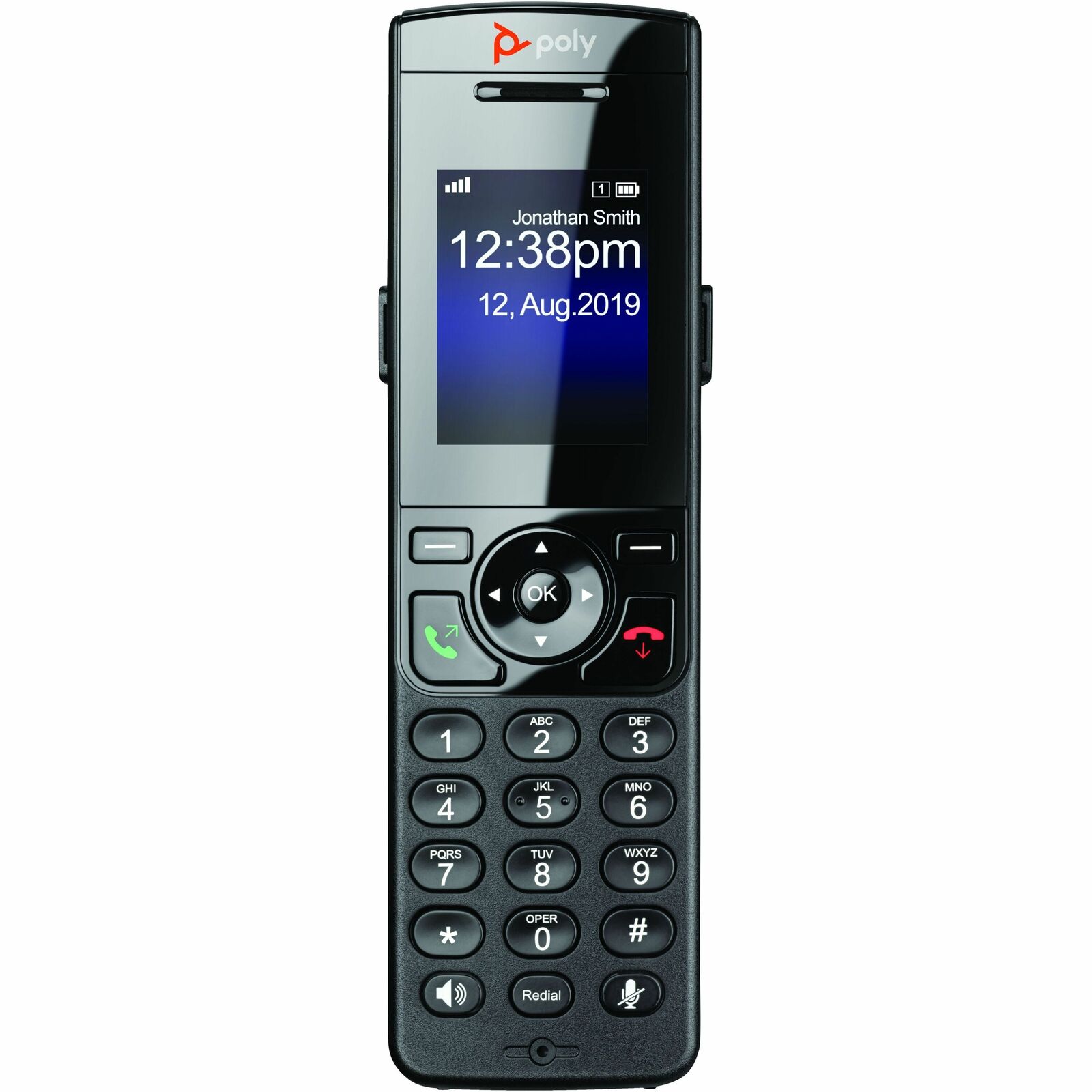 Dect Numbers Poly VVX D230 DECT Phone Handset and Charging Cradle with Power Supply