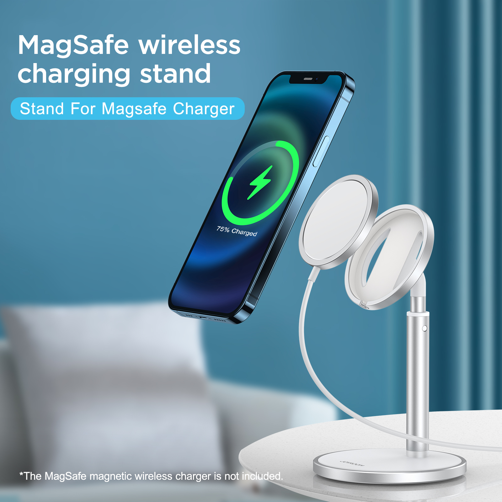Wireless Magnetic Fast Charging Stand Joyroom Customized Vertical for iPhone 12