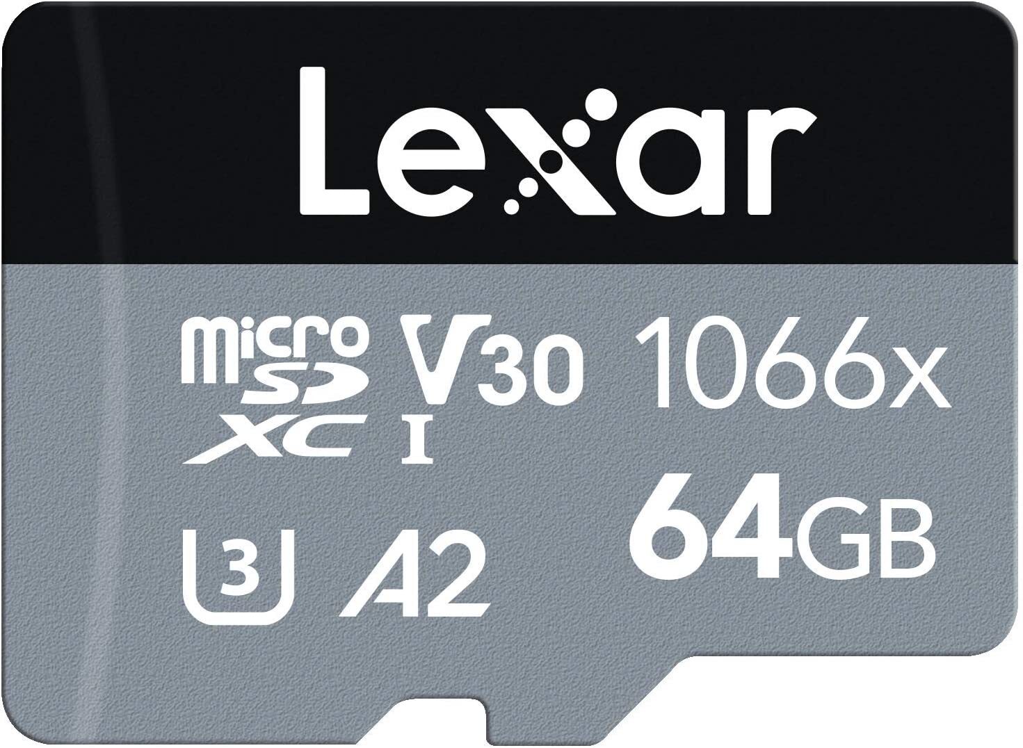 Micro SD Card Lexar 64GB Professional 1066x Class 10 A2 U3 Phone Tablet Memory