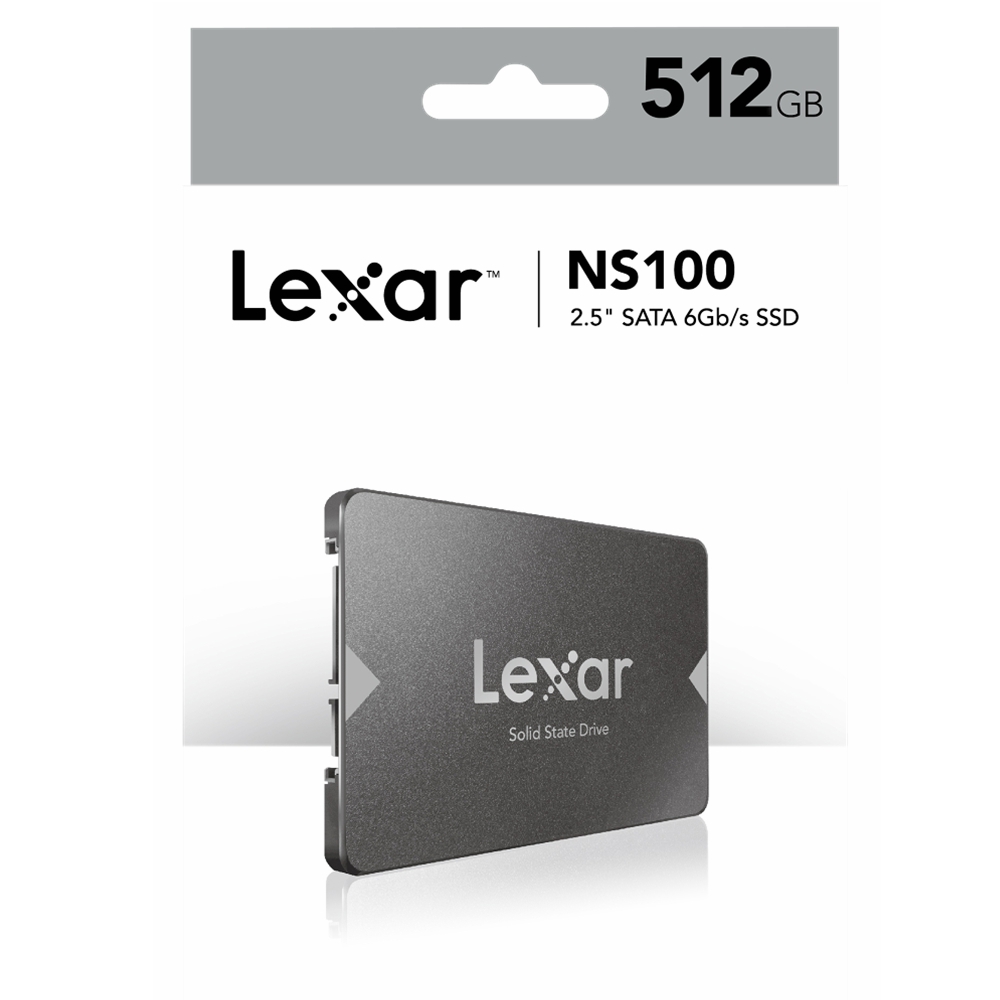 Lexar SSD 512GB NS100 Internal Solid State Drive Laptop 2.5" SATA III