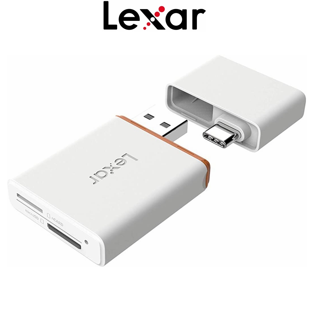Card Reader Lexar nCARD NM Nano Memory Card 2-in-1 USB 3.1 or Type C  Reader