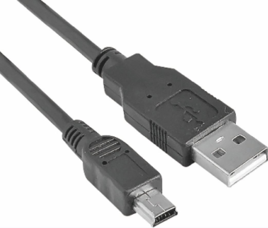 Astrotek USB 2.0 Cable 1m - Type A Male to Mini B 5 pins Male Black Colour RoHS