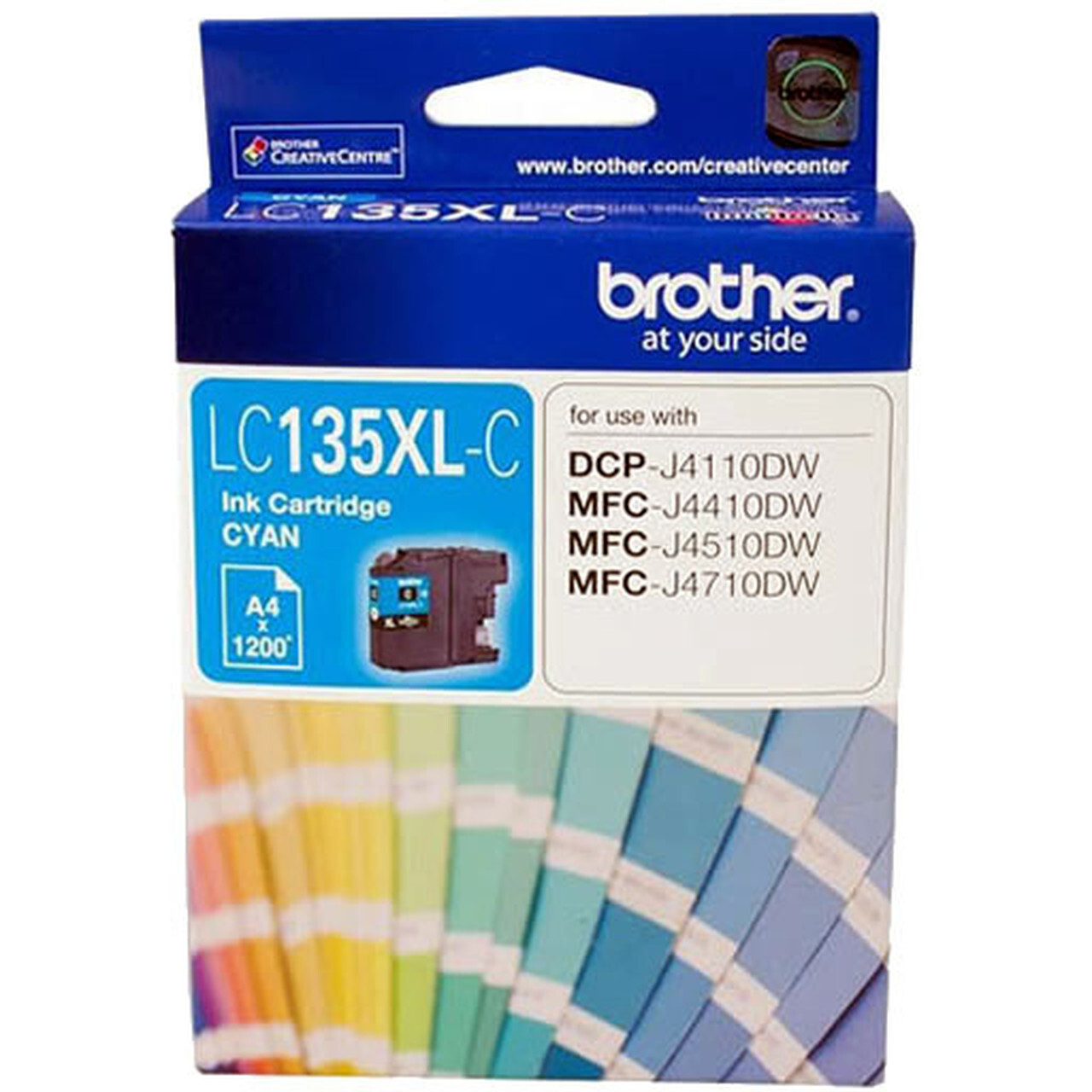 Brother LC135XLC Cyan Ink Cartridge MFCJ6520DW/J6720DW/J6920DW and
