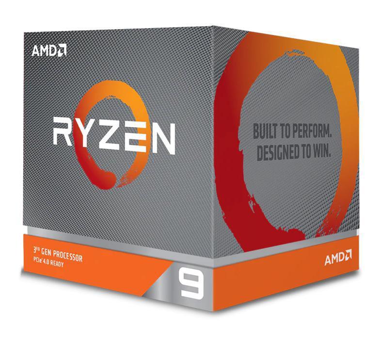 AMD Ryzen 9 3900X, 12 Core AM4 CPU, 3.8GHz 4MB 105W w/Wraith Prism Cooler Fan (AMDCPU)(AMDBOX)