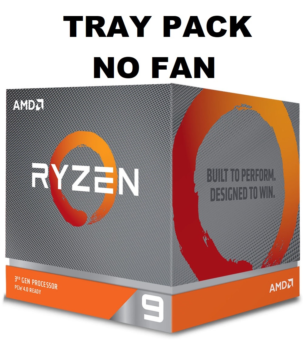 (Clamshell / Full Tray 12x Needed If Not Preinstalled On MB) AMD Ryzen 9 3950X TRAY 16 Cores AM4 CPU, 32 Threads, 3.5GHz No Fan MOQ 12 or Ship Install