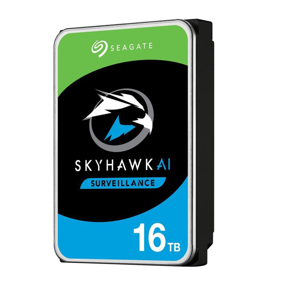 Seagate 16TB 3.5' SkyHawk AI Surveillance SATA HDD 256MB Cache, 7200RPM