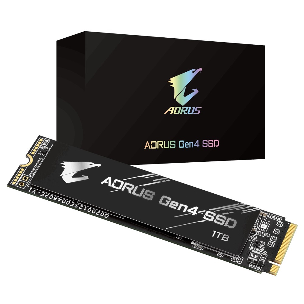Gigabyte M.2 AORUS Gen4 SSD 1TB 5000/4400 MB/s PCI-Express 4.0 x4, NVMe 1.3 GP-AG41TB