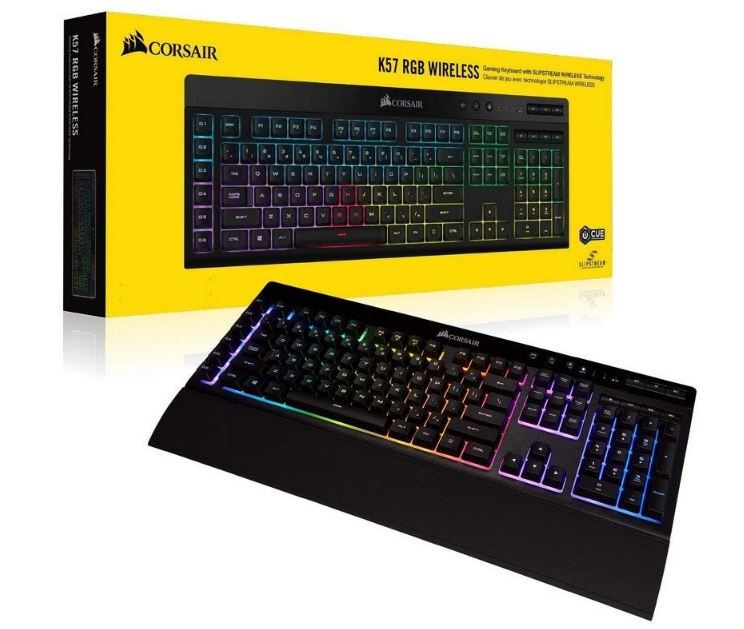 Corsair K57 RGB Wireless Keyboard with SLIPSTREAM Technology