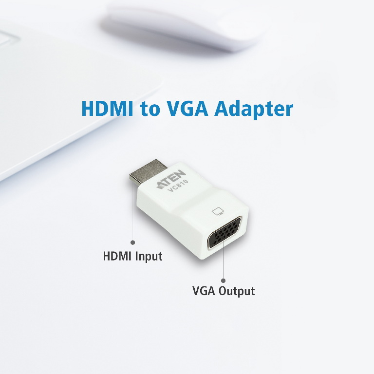Aten HDMI to VGA Converter Supports Up To 1920 x 1200, 1080p