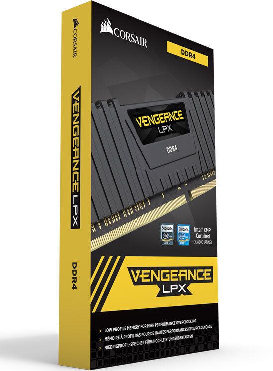 Corsair Vengeance LPX 16GB (2x8GB) DDR4 2666MHz C16 Desktop Gaming Memory Black - AMD Ryzen