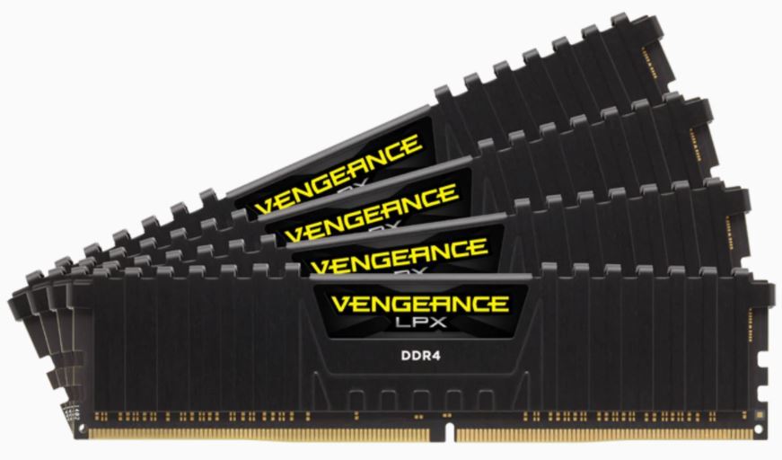 Corsair Vengeance LPX 32GB (4x8GB) DDR4 3600MHz C16 Desktop Gaming Memory Black