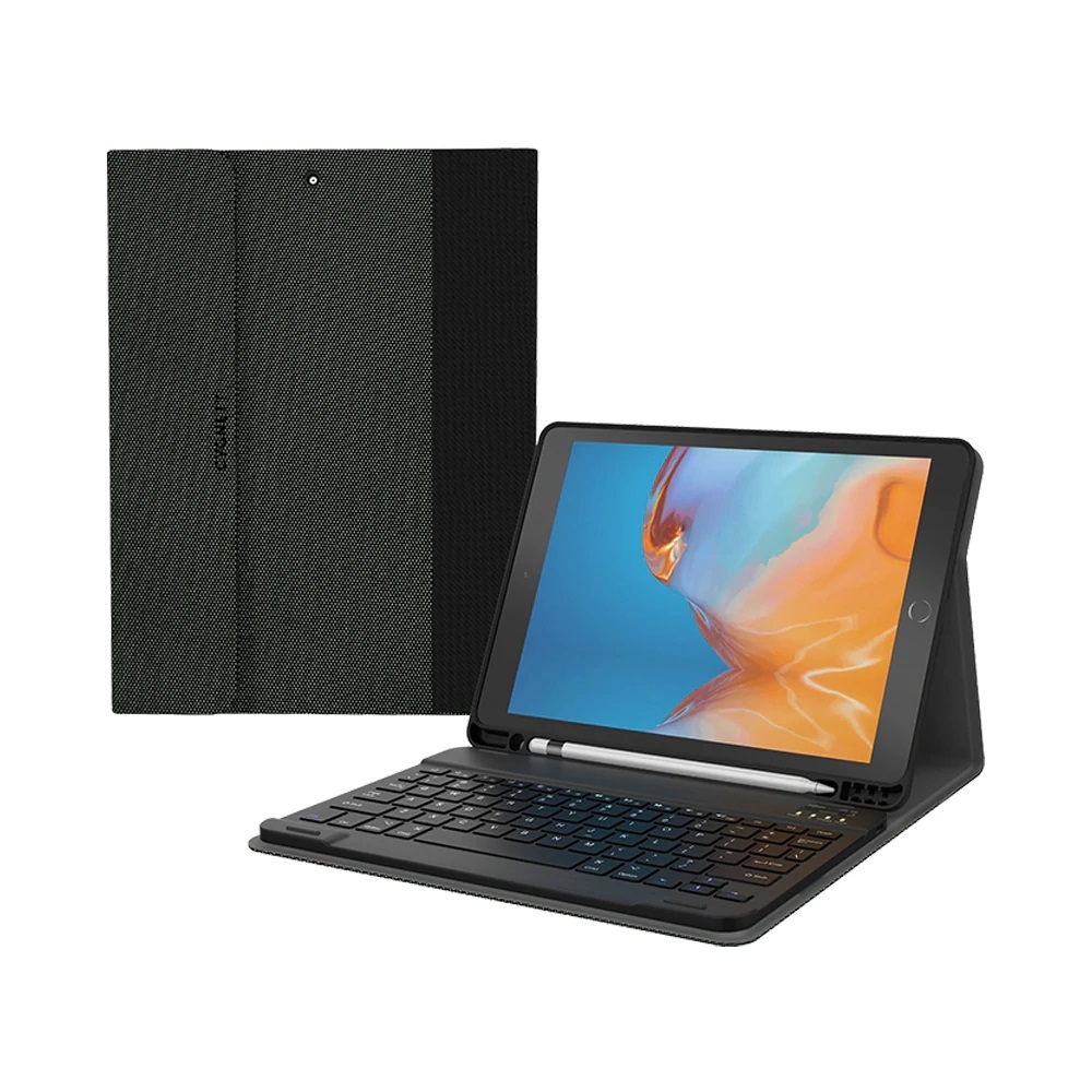 Tekview Wireless Keyboard Case for iPad 10.2'' Black