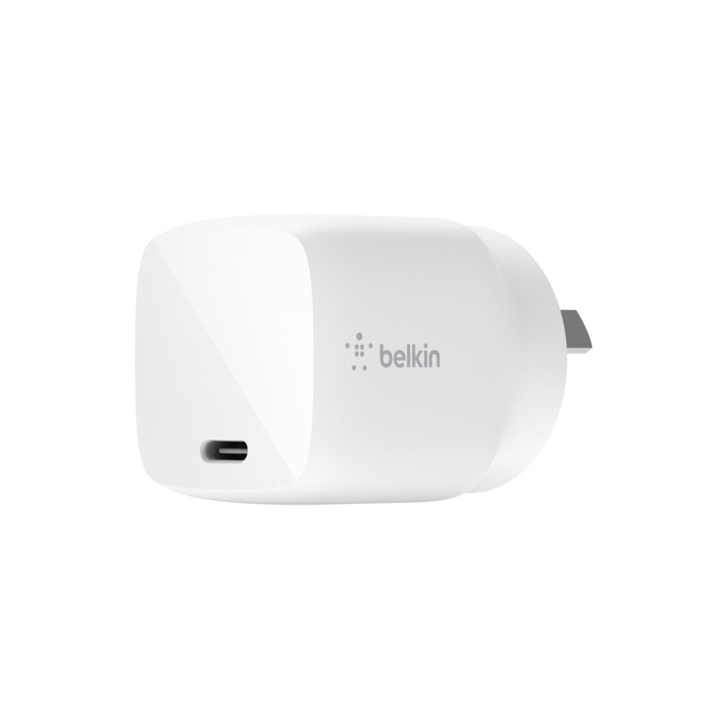 Belkin BOOST???CHARGE??? 30W USB-C PD GaN Wall Chargerr - White
