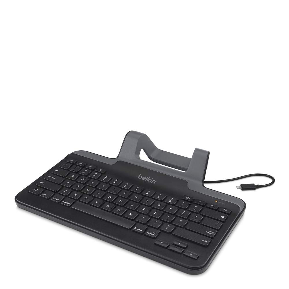 Belkin Wired Tablet Keyboard w/ Stand for iPad?? (Lightning Connector) - Black