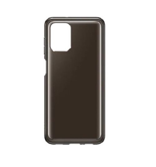 Samsung Galaxy A12 Clear Case Black (Genuine) -  Battles against bumps and scratches, Sleek and subtle
