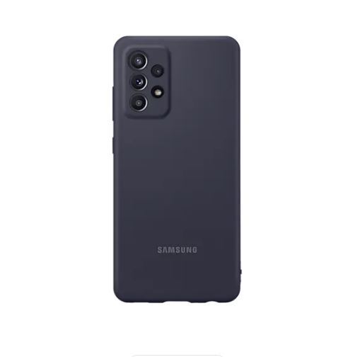 Samsung Galaxy A52 Silicone Cover - Black - Silky Smooth & Stylish, Slender Form, Serious Safeguarding