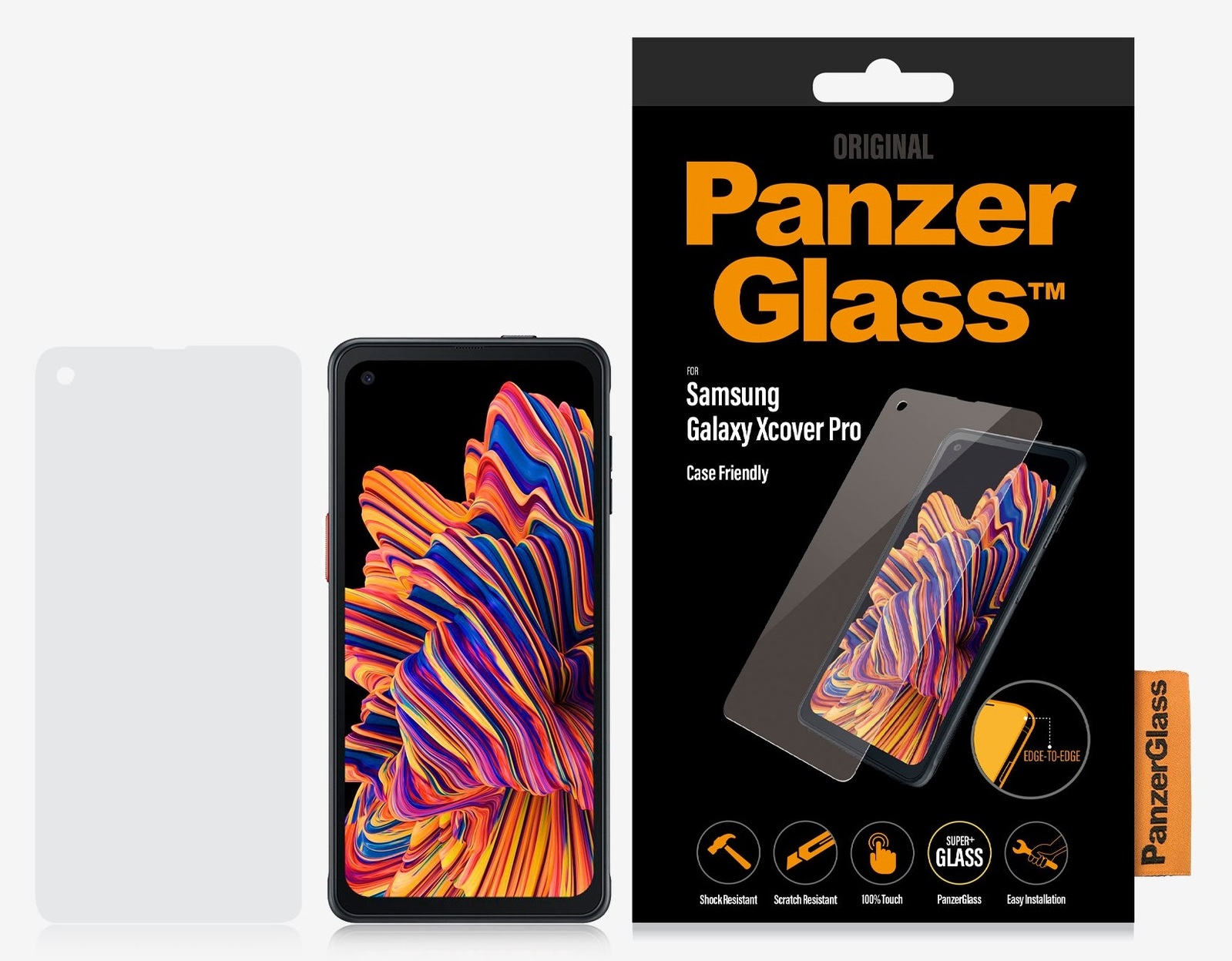 PanzerGlass™ Samsung Galaxy Xcover Pro Clear Glass Screen Protector