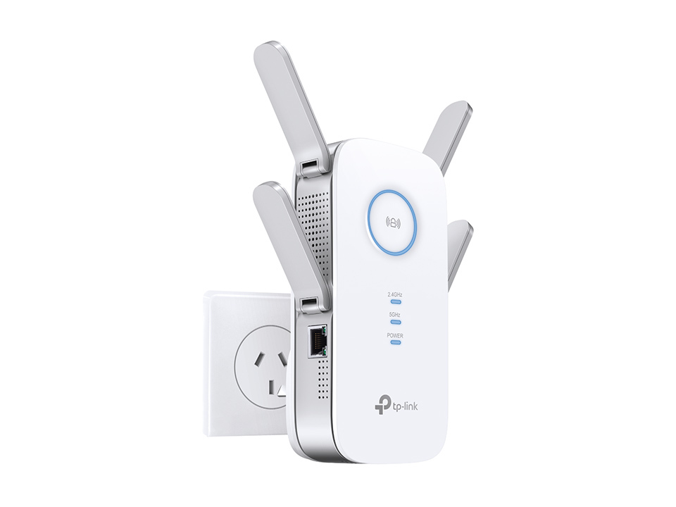 TP-Link RE650 AC2600 2600Mbps Wi-Fi Range Extender 800Mbps@2.4GHz 1733Mbps@5GHz 1x1Gbps LAN 4xAntennas 4??4 MU-MIMO Beamforming Access Point Mode