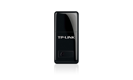 TP-Link TL-WN823N N300 Mini Wireless N USB Adapter 2.4GHz (300Mbps) 1xUSB2 802.11bgn Internal Antenna Mini-sized design WPS button