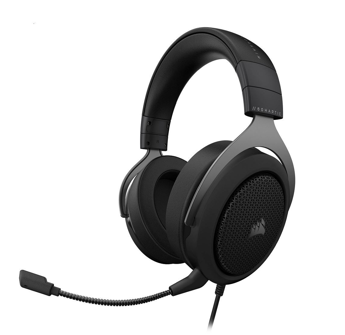 Corsai HS60 HAPTIC Carbon Stereo Gaming Headset with Haptic Bass