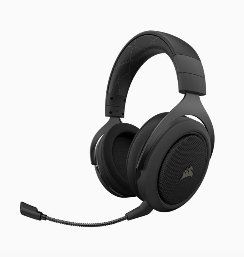 Corsair HS70 Pro Wireless Gaming Headset Carbon. 7.1 Sound, Up to 16hrs of Playback. PC and PS4 Compatible. 2 Years Warranty. Headphone
