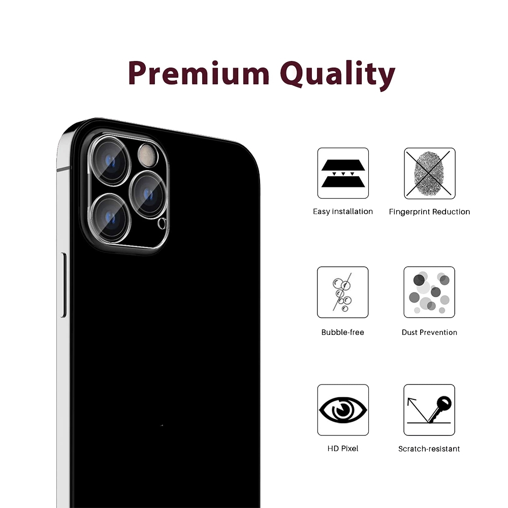 Screen Protector Camera lens Nuglas Clear Tempered Glass For iPhone 12 PRO