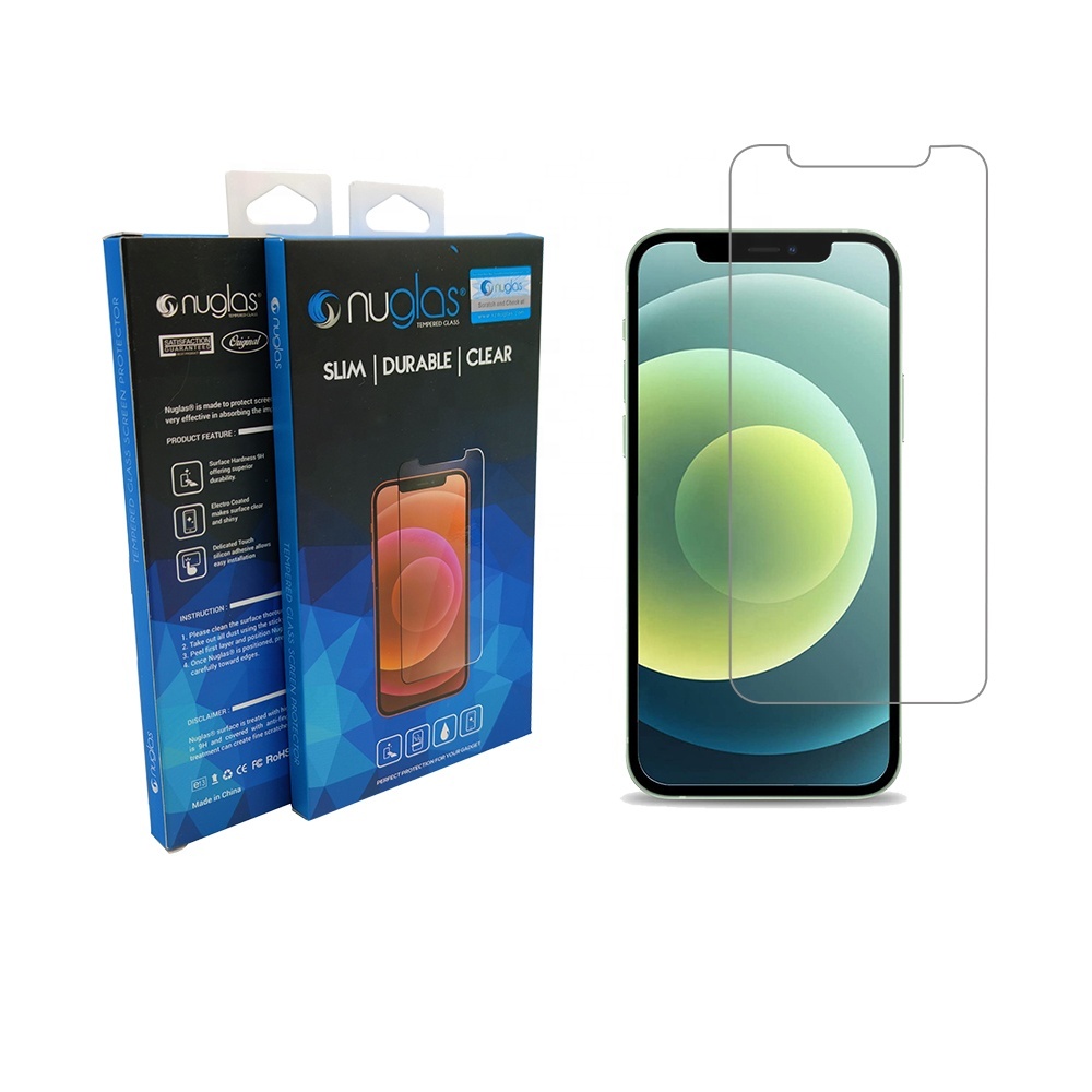 Screen Protector Nuglas Clear Tempered Glass Scratch Proof For iPhone 12 Pro Max