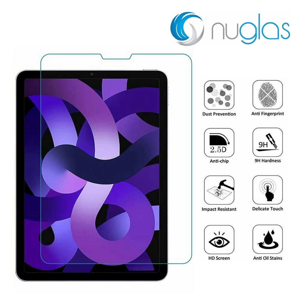 Screen Protector Nuglas Tempered Glass Complete Protection iPad Pro 11 2021/2020  Air 4 & Air 5
