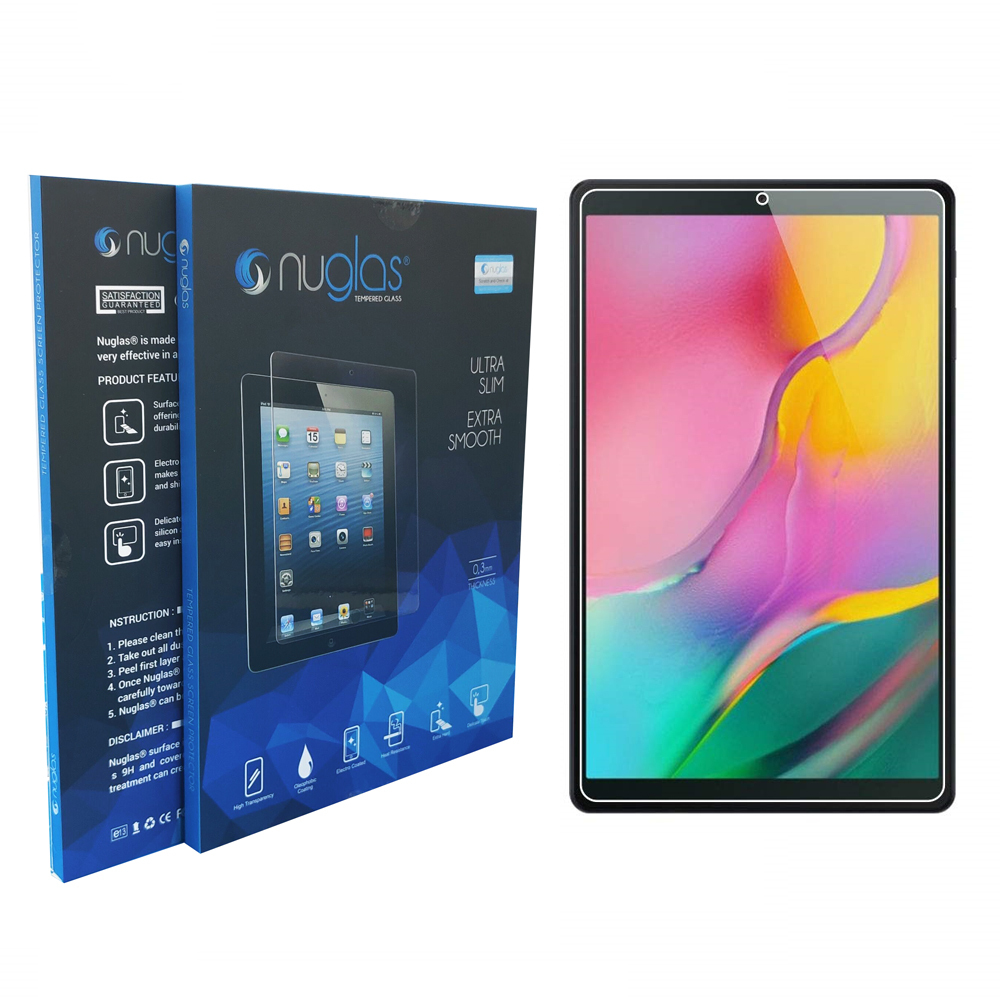 Screen Protector Nuglas Tempered Glass Protection Samsung Tab A 10.1(2019) Crystal Clear
