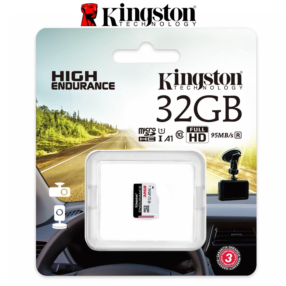 Micro SD Kingston High-Endurance 32GB for Mobile Phone Security Body and Dash Cams