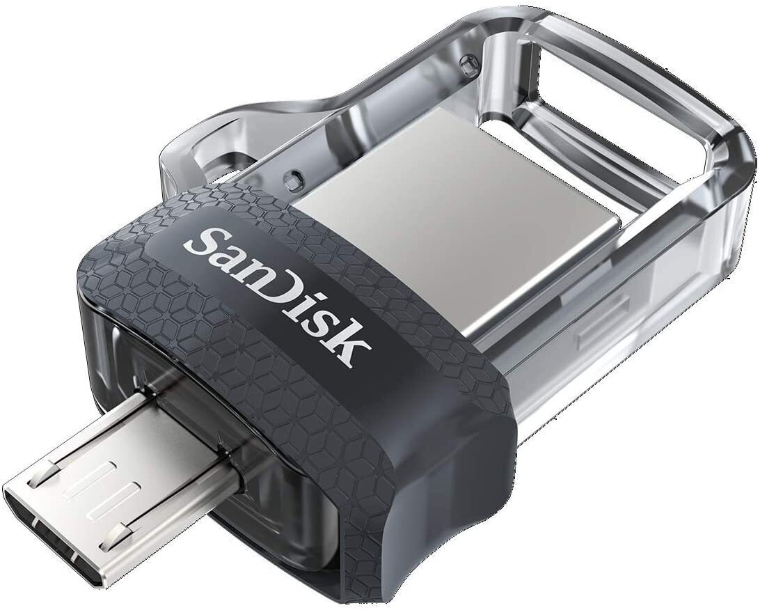 OTG USB Drive SanDisk Ultra 16GB Dual OTG Clear USB Flash Drive Memory Stick PC Tablet Mobile Android