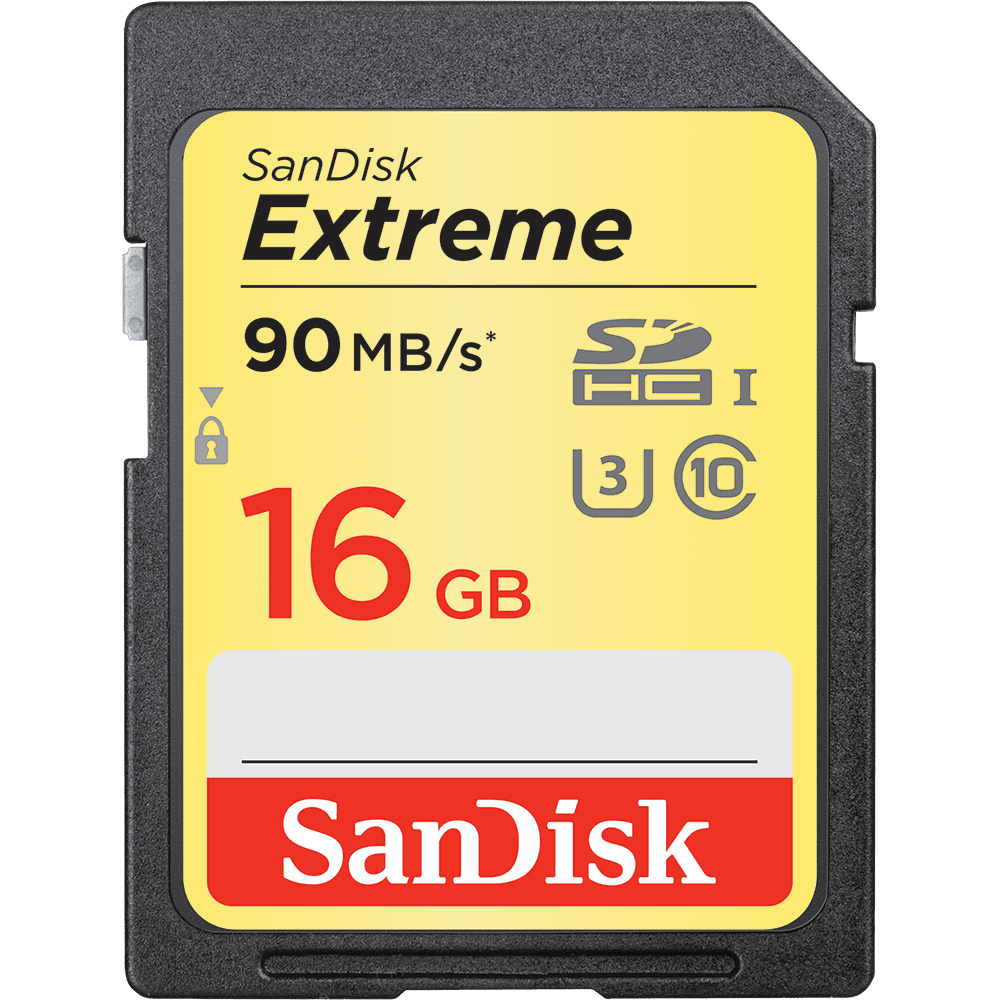 SanDisk Extreme 16GB SD Card SDHC UHS-I 90MB/s Camera DSLR Memory Card SDSDX-016G