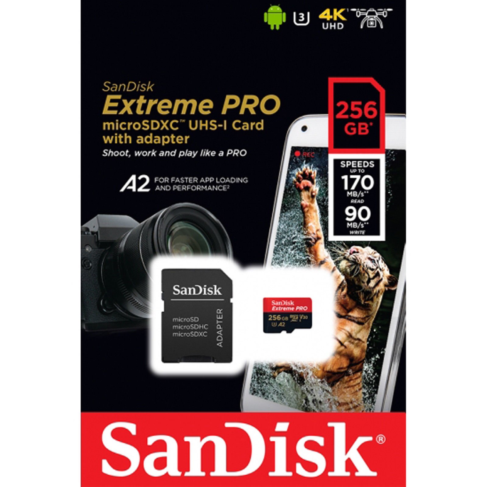 SanDisk Extreme Pro 256GB Micro SDXC Card | Flash Trend