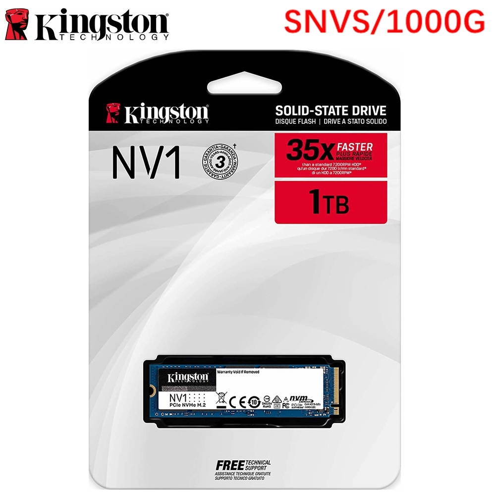 SSD Kingston NV1 500GB 1TB 2TB PCIe NVMe 2280 SSD SNVS