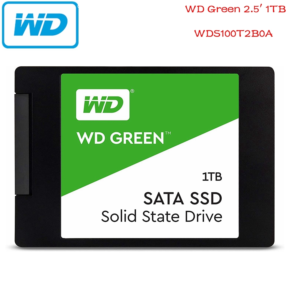 SSD WD Green 1TB 2.5" SATA 3D NAND Internal Solid State Drive for Laptop