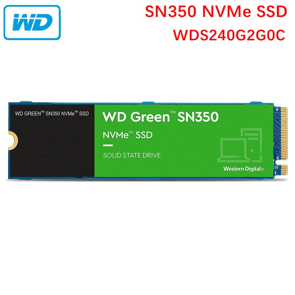 SSD WD Green SN350 240GB M.2 2280 NVMe Internal Solid State Drive WDS240G2G0C