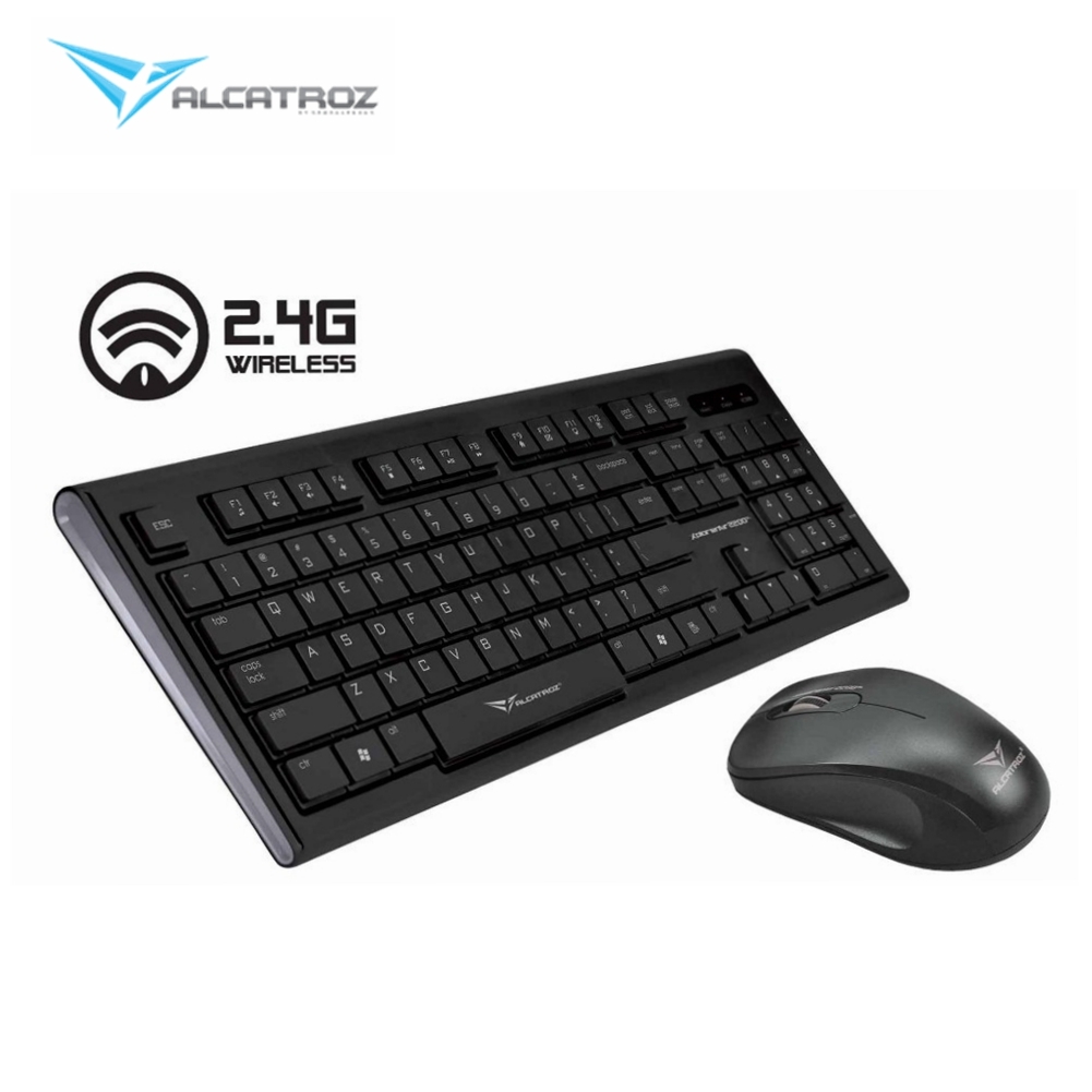 Keyboard And Mouse Combo wireless Alcatroz Xplorer Air 2200SL 2.4GHZ Black/Grey